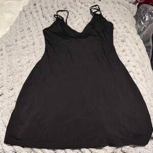 SOLID & STRIPED Black Mini Dress